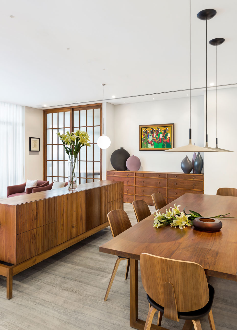 Worli Residence I Interiors Dining • WE Design Studio • Architects & Interior Designers in India