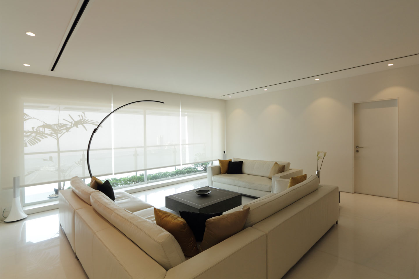 Apartment by the Bay Living Room • WE Design Studio • Architects & Interior Designers in India • WE Design Studio • Architects & Interior Designers in India