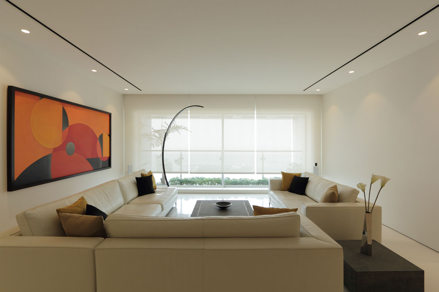 Apartment by the Bay Living Room • WE Design Studio • Architects & Interior Designers in India • WE Design Studio • Architects & Interior Designers in India