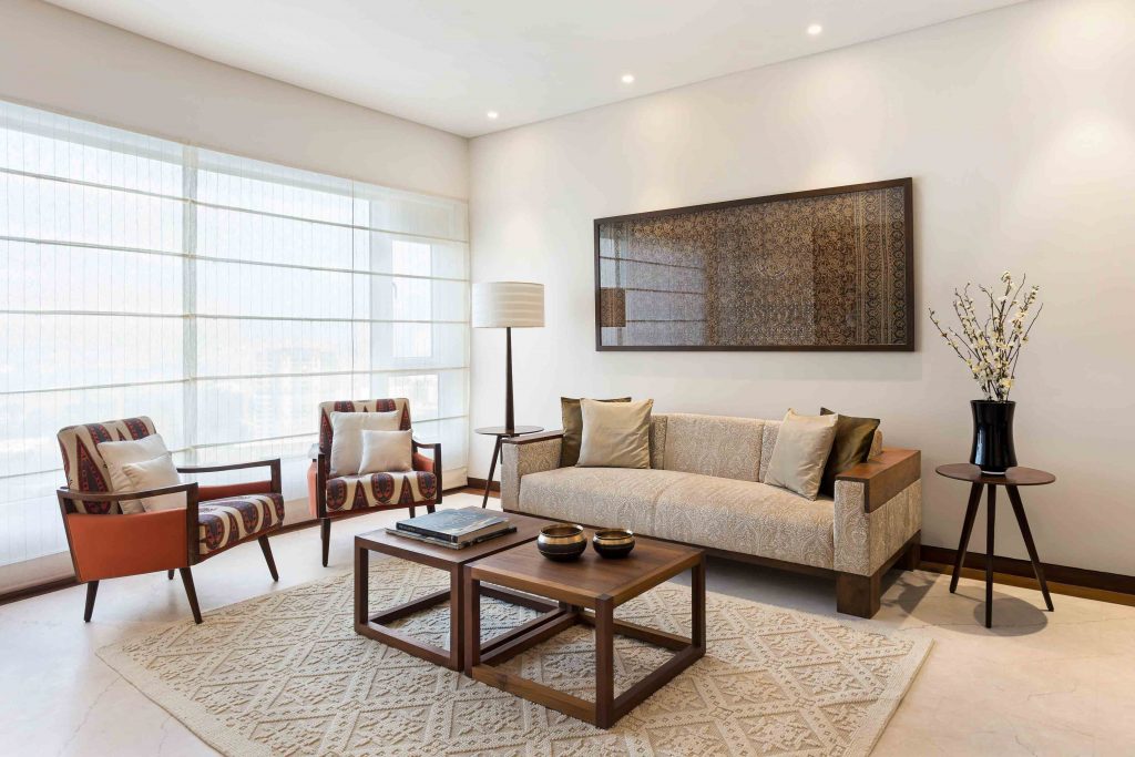 Mahalaxmi Residence II Living Room • WE Design Studio • Architects & Interior Designers in India